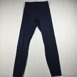 Lululemon Leggings WUNDER UNDER CROP HIGH-RISE Navy Size 4